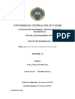 Universidad Central Del Ecuador Informe 5