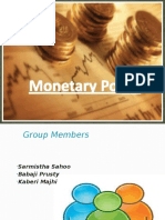 Monetary Policy of India