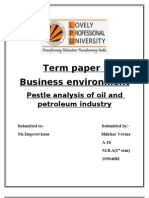 Pestle Analysis of Oil and Petroleum Industry