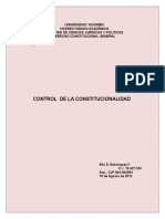 Ensayo Control de La Constitucionalidad-1