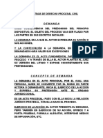 Diapositivas de Derecho Procesal Civil en Word