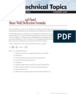 APA - TT-053 Shearwall Deflection Formula