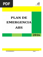 Plan de Emergencias 2016 - Colegio Andino Bilingüe