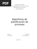 Planificacion de Procesos