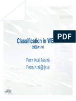 Classification in WEKA: Petra Kralj Novak Petra - Kralj@ijs - Si