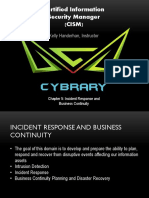 Chapter 5 Incident Response and Business Continuity PDF