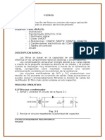 Experimento #2 Filtros
