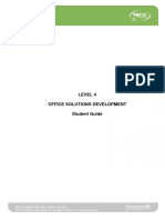 Office Solutions Development Student Guide V1.1 Updatedbooklist