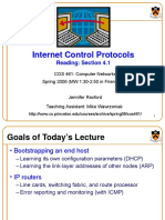 Internet Control Protocols: Reading: Section 4.1