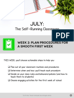 July WK 2 Pdf-Plan Procedures For A Smooth First Week