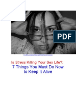 Is Stress Killing Your Sex Life: 7 Things You Must Do Now To Keep It Alive