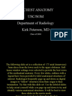 CT Chest Anatomy Usc/Som Department of Radiology Kirk Peterson, MD