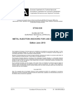 ETAG 029: Guideline For European Technical Approval of