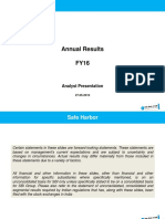 Sbi Analyst PPT Fy16