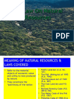 The Law On Natural Resources