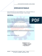 Certificado de Trabajo MASERVIT PDF