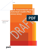 Risk Assessment and Internal Audit Plan 201213 PDF