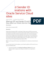 SPF and Sender ID Considerations With Oracle Service Cloud Sites