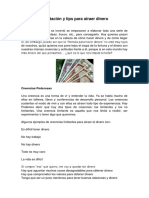 Meditación y Tips para Atraer Dinero