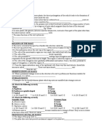 Botany-Morphology-Fill in The Blanks