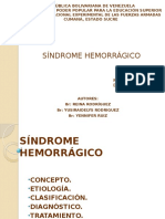 Síndrome Hemorrágico Seminario