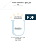 Informe Practica 3 y 4 Quimica Organica