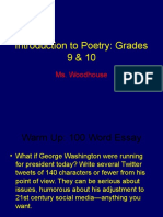 Introduction To Poetry