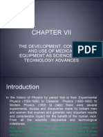 The Development, Concept and Use of Medical Equipment As Science and Technology Advances