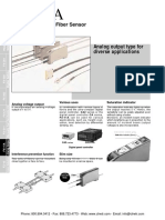 Sunx FX 11A Analog Fiber Sensors PDF