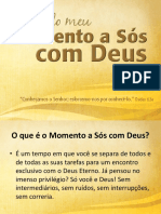 Diário de Momento A Sós Com Deus