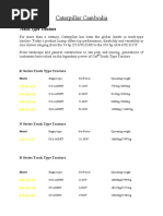 Caterpillar Cambodia: Track-Type Tractors