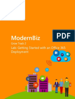 Modernbiz: Lab: Getting Started With An Office 365 Deployment