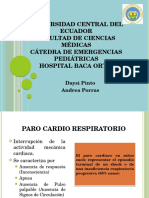 Paro Cardiorrespiratorio.