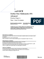 FP2 Practice Paper A