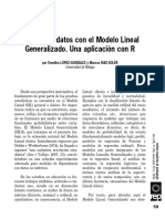 Analisis de Datos Con El Modelo Lineal Generalizado