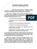 William Golangco Construction Corporation v. Ray Burton Development Corporation, G.R. No. 163582, August 9, 2010