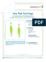 Pea Pod Earrings: Library