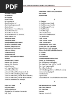 Chemical Formulation List 2007 2010 PDF