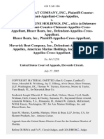 Maverick Boat Co. v. American Marine Holdings, 418 F.3d 1186, 11th Cir. (2005)