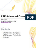 LTE Advanced Overview: Bong Youl (Brian) Cho, 조 봉 열