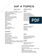 Group 4 Syllabus Separated