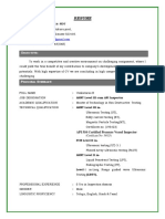 Sample Resume