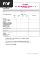 Vendor Performance Evaluation Form