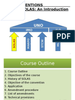 Imo Conventions 1. SOLAS: An Introduction