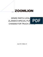 Zlj5500v3 Spare Parts Catalog Zoomlion QY55D Chasis 