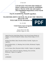 Paul M. Harmond v. Teamsters Joint Council No. 83 of The Virginia Health and Welfare Fund, 1 F.3d 1233, 4th Cir. (1993)