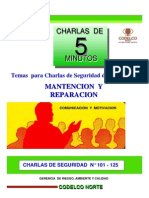 Charlas #101 A #125