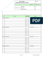 Design Input Control Checklist: 1) Complete 2) Incomplete But Sufficient To Start 3) Insufficient