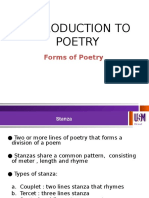 Forms of Poetry