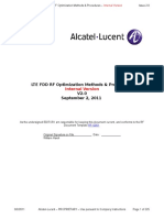 LTE RF Optimization Methods & Procedures